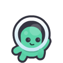 Sprout the green astronaut